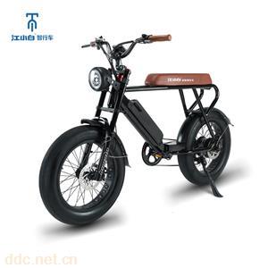  外贸出口super73款宽轮胎哈雷越野电动自行车